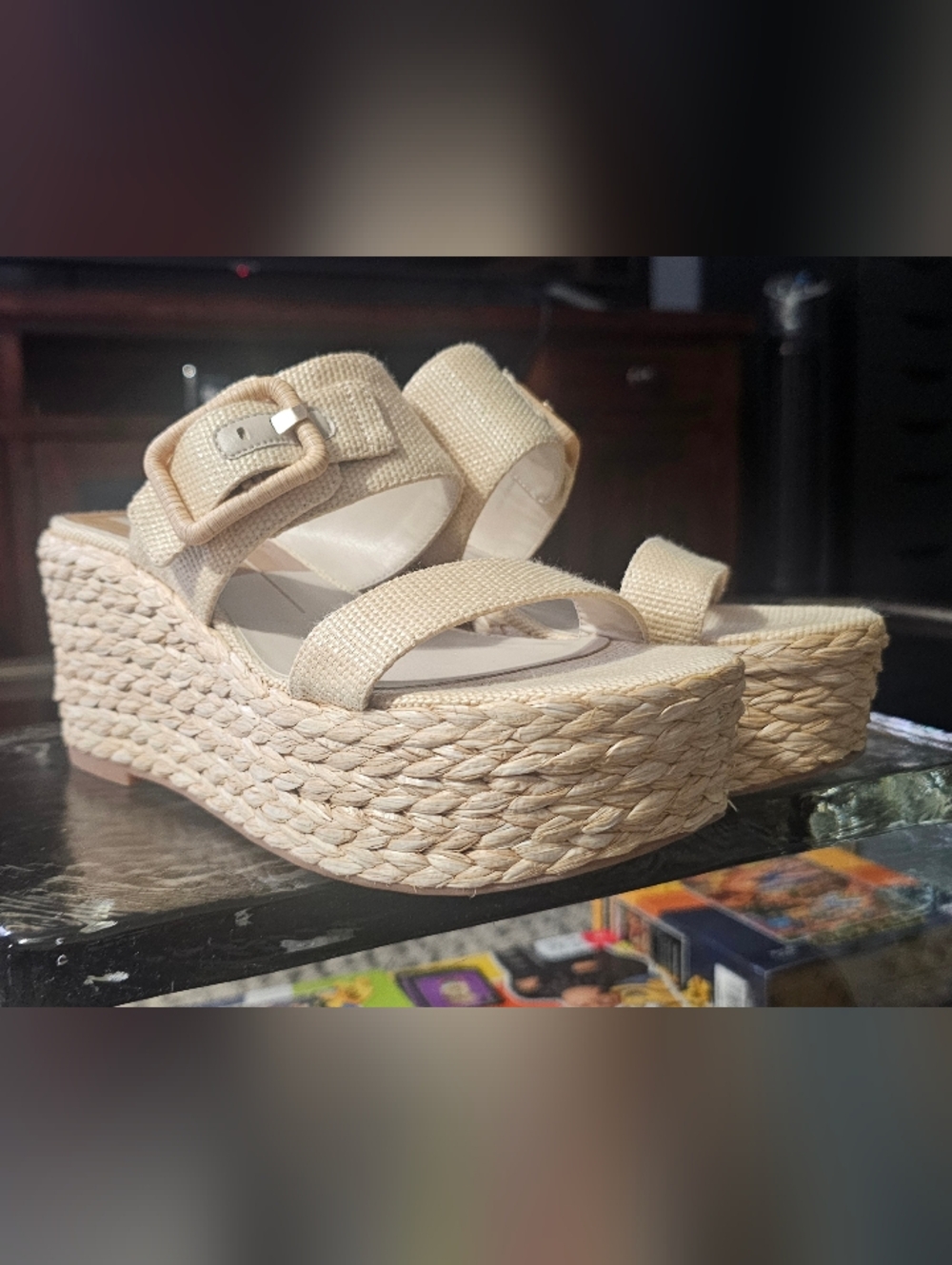 Dolce Vita Woven Espadrille Wedge Sandals